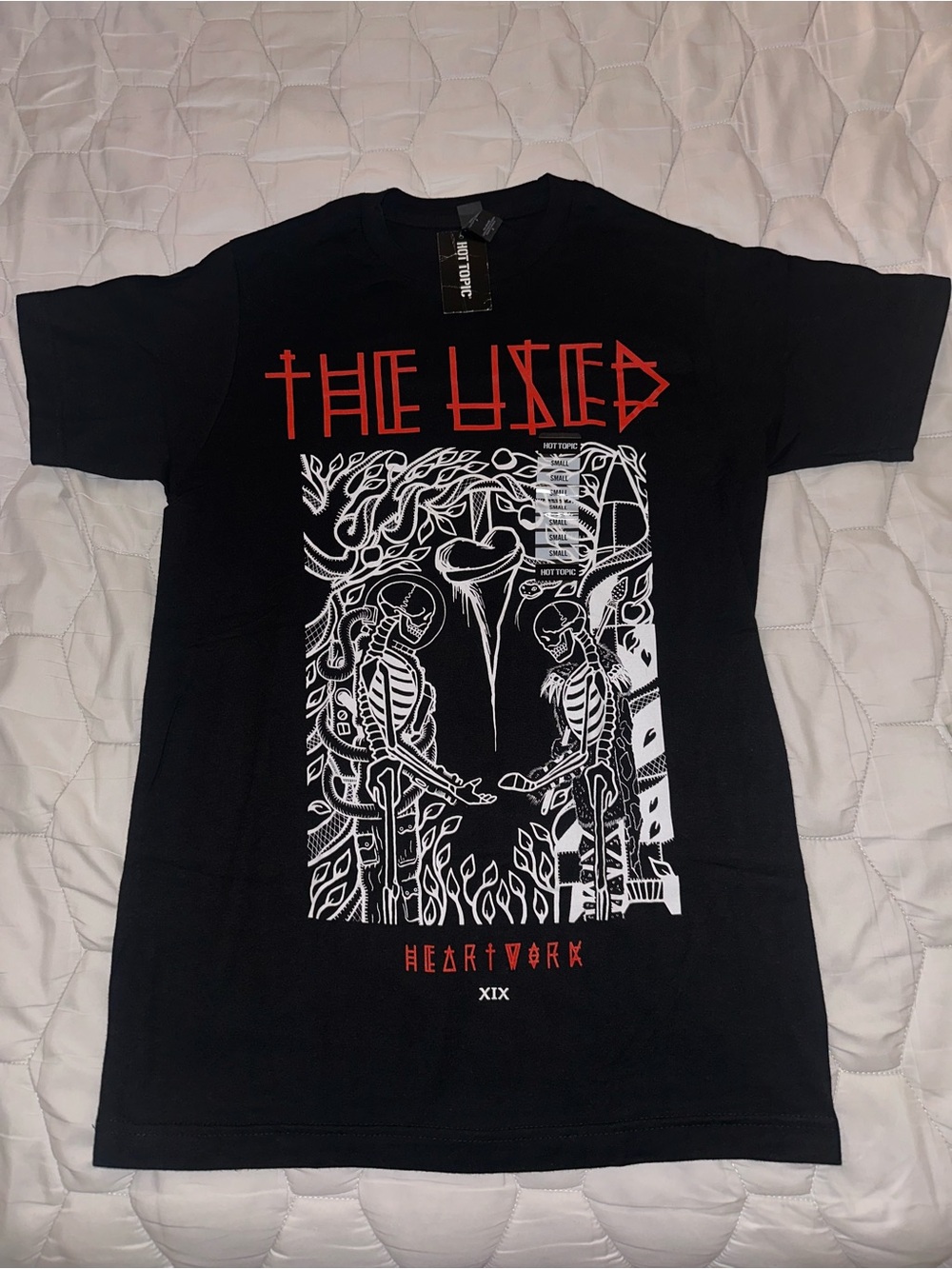 Black Graphic Tee The Used SM